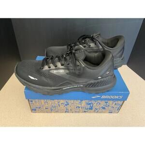 New! Mens Brooks Adrenaline GTS 23 Black Running Shoes. Size 10.5D. Nice Shoes!